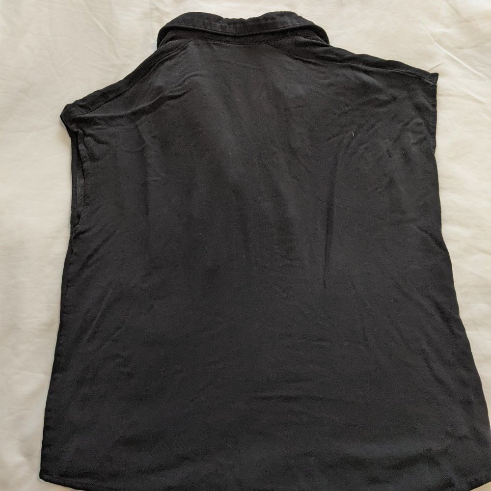 Mango Basics Sleeveless Button Down - image 6